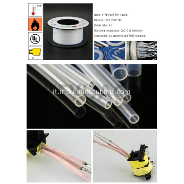 Tubo di PTFE termorestringente elettrico